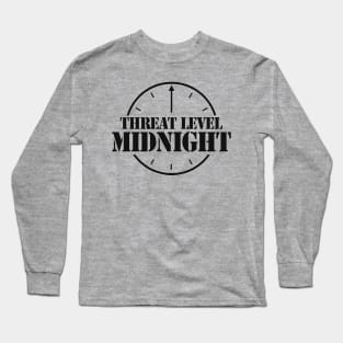 Threat Level Midnight Stealth Long Sleeve T-Shirt